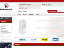 Tablet Screenshot of deltatronicinformatica.com.br